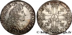 LOUIS XIV LE GRAND OU LE ROI SOLEIL Demi-écu aux huit L, 1er type 1691 Paris TTB+