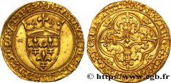 CHARLES VI LE FOU OU LE BIEN AIMÉ Écu d or à la couronne 29/07/1394 Sainte-Menehould