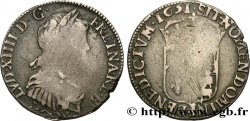 LOUIS XIV THE SUN KING Quart d écu à la mèche longue de Béarn 1651 Pau