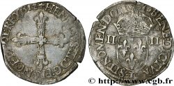 HENRI III Quart d écu, croix de face 1582 Nantes