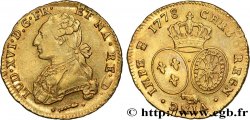 LOUIS XVI Double louis d’or aux écus ovales 1778 Pau AU