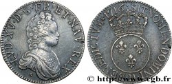 LOUIS XV  THE WELL-BELOVED  Écu dit  vertugadin  1716 Lyon XF/AU