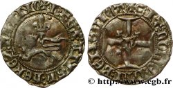 HENRY V OF LANCASTER Double tournois ou niquet dit  Léopard  30/11/1421 Rouen SS/fVZ