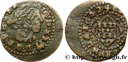SPANIA - PRINCIPAUTY OF CATALONIA - LOUIS XIII Sizain, 2e type 1642 Gérone