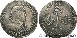 LOUIS XIII  Demi-franc, 16e type 1641 Grenoble VF