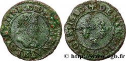 LOUIS XIII Denier tournois, type 1 de Bordeaux 1620 Bordeaux