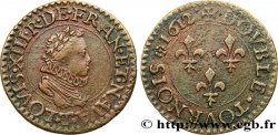LOUIS XIII LE JUSTE Double tournois 1612 Nantes