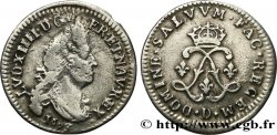 LOUIS XIV THE SUN KING Quatre sols aux deux L 1693 Lyon