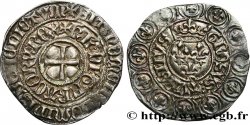CHARLES VI LE FOU OU LE BIEN AIMÉ Gros aux lis sous une couronne ou grosus turonus n.d. Rouen TTB+