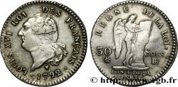 LOUIS XVI 30 sols dit  au génie , type FRANÇAIS 1792 Strasbourg S