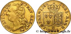 LOUIS XVI Louis d or dit aux écus accolés 1786 Rouen