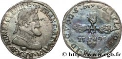 HENRI IV LE GRAND Demi-franc, type de Béarn 1595 Morlàas