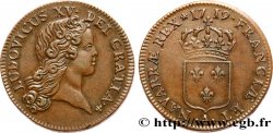 LOUIS XV DIT LE BIEN AIMÉ Sol au buste enfantin 1719 Paris