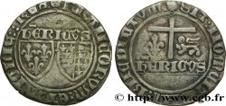 HENRY VI DE LANCASTRE - ROI DE FRANCE (1422-1453) - ROI D ANGLETERRE (1422-1461) et (1470-1471) Blanc aux écus n.d. Paris
