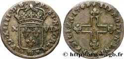 LOUIS XIV THE SUN KING XVI deniers 1708 Strasbourg
