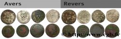 LOTS Lot de huit monnaies royales  n.d. Ateliers divers