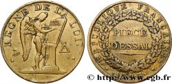 LA CONVENTION Essai pour le type conventionnel, module de 31 mm 1793 Paris TTB
