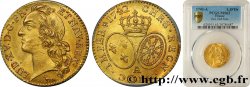 LOUIS XV DIT LE BIEN AIMÉ Louis d’or aux écus ovales, tête ceinte d’un bandeau 1742 Paris