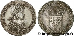 LOUIS XIV LE GRAND OU LE ROI SOLEIL Écu, portrait à la mèche courte 1645 Paris, Monnaie de Matignon