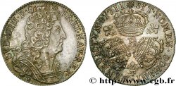 LOUIS XIV LE GRAND OU LE ROI SOLEIL Quart d écu aux trois couronnes 1711 Lyon