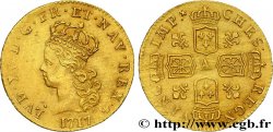 LOUIS XV DIT LE BIEN AIMÉ Demi-louis d’or aux quatre écus couronnés 1717 Paris