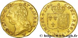 LOUIS XVI Louis d or aux écus accolés 1790 Limoges