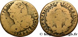 LOUIS XVI 2 sols dit au faisceau , type FRANÇOIS 1793 Metz