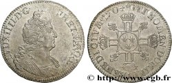 LOUIS XIV LE GRAND OU LE ROI SOLEIL Demi-écu aux huit L, 2e type 1704 Amiens