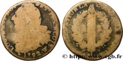 LOUIS XVI (MONARQUE CONSTITUTIONNEL) 2 sols dit au faisceau , type FRANCOIS 1792 Lille