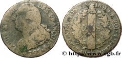 LOUIS XVI 2 sols dit  au faisceau , type FRANÇOIS 1792 Paris