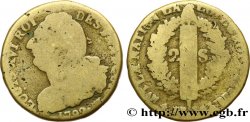 LOUIS XVI (MONARQUE CONSTITUTIONNEL) 2 sols dit au faisceau , type FRANÇOIS 1792 Lille