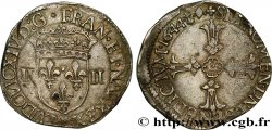 LOUIS XIV LE GRAND OU LE ROI SOLEIL Quart d écu, à la croix fleuronnée 1644 Aix-en-Provence