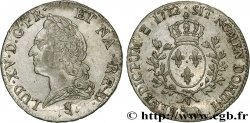 LOUIS XV DIT LE BIEN AIMÉ Écu aux branches d’olivier, buste lauré 1772 Pau