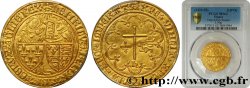 HENRY VI DE LANCASTRE - ROI DE FRANCE (1422-1453) - ROI D ANGLETERRE (1422-1461) et (1470-1471) Salut d or n.d. Rouen