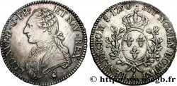 LOUIS XVI Écu aux branches d olivier 1790 Paris TTB+