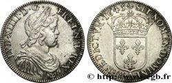LOUIS XIV  THE SUN KING  Demi-écu, portrait à la mèche courte 1645 Paris, Monnaie de Matignon AU