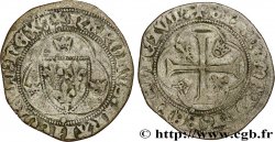 CHARLES VII LE VICTORIEUX Blanc à la couronne n.d. Saint-Pourçain