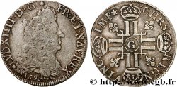 LOUIS XIV  THE SUN KING  Demi-écu aux huit L, 1er type 1692 Poitiers, étoile après IMP