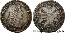 LOUIS XIV THE SUN KING Douzième d écu aux huit L, 1er type 1691 Paris