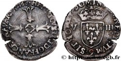 HENRI IV LE GRAND Huitième d écu, croix feuillue de face 1603 Rennes