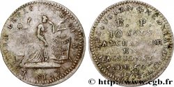 CONFIANCE (MONNAIES DE...) 10 sols de Lefèvre Lesage et Cie 1792 Paris