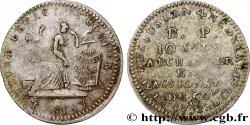 REVOLUTION COINAGE 10 sols de Lefèvre Lesage et Cie 1792 Paris