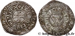 CHARLES VI THE MAD OR THE WELL-BELOVED Gros aux lis sous une couronne ou grosus turonus n.d. Tournai