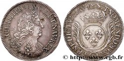 LOUIS XIV LE GRAND OU LE ROI SOLEIL Demi-écu aux palmes 1694 Paris