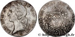 LOUIS XV DIT LE BIEN AIMÉ Écu aux branches d’olivier, tête ceinte d’un bandeau 1768 Toulouse