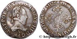 HENRY III Franc au col plat 1576 Paris