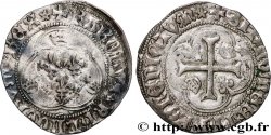 CHARLES VII LE VICTORIEUX Blanc à la couronne n.d. Angers TB+