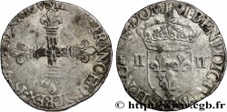 HENRI III Quart d écu, croix de face 1579 La Rochelle