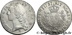 LOUIS XV DIT LE BIEN AIMÉ Écu aux branches d’olivier, tête ceinte d’un bandeau 1757 Pau