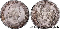 LOUIS XIV LE GRAND OU LE ROI SOLEIL Écu aux palmes 1694 Besançon
